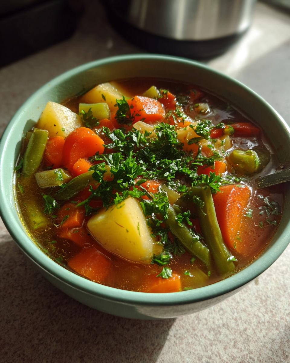 Traditional Vegetable Soup - detail 2