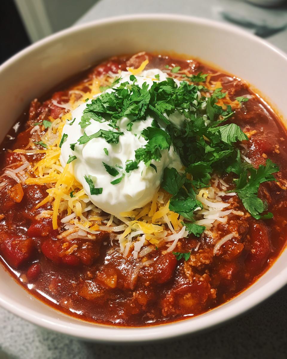 Turkey Chili with Vegetables - detail 2
