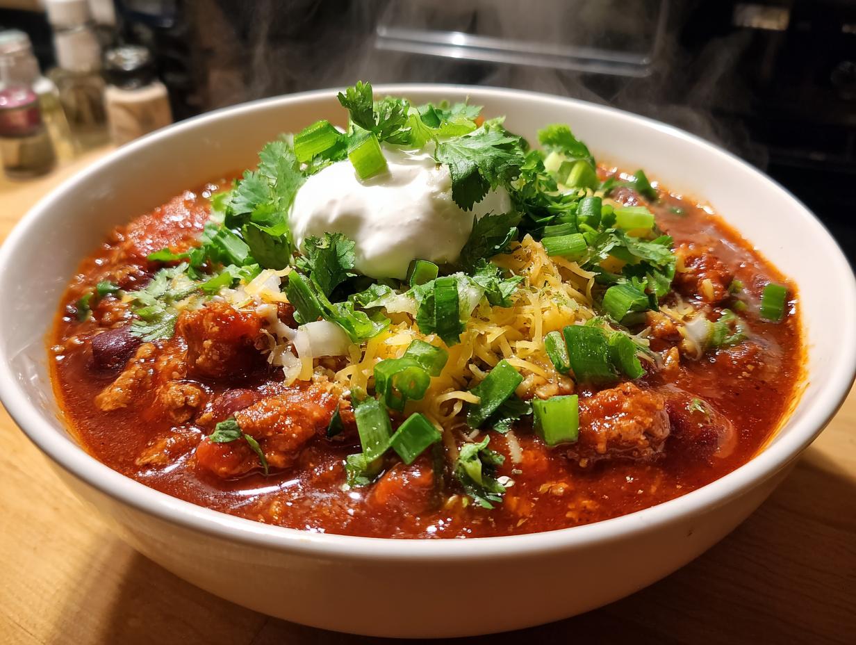 Turkey Chili with Vegetables