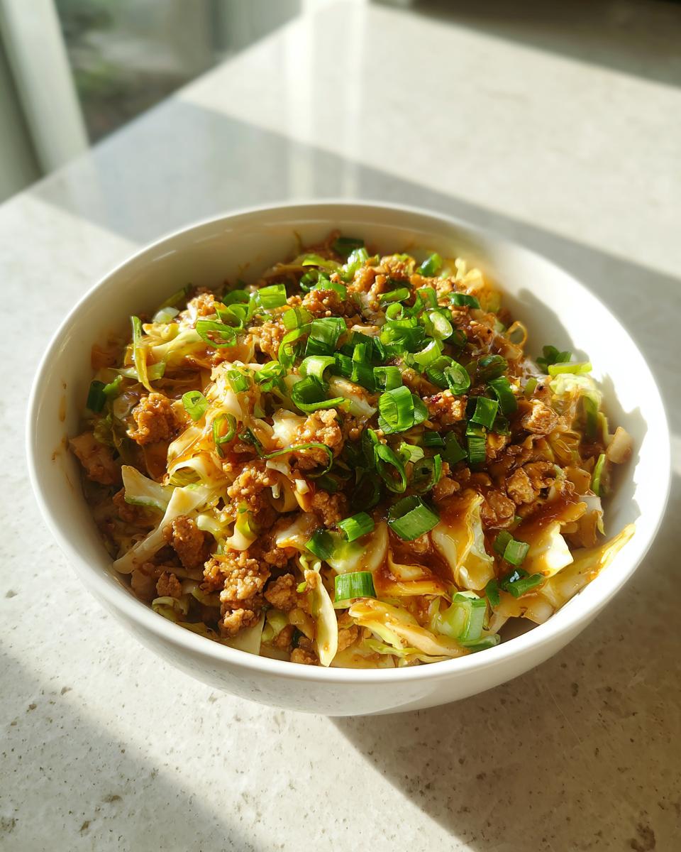 Turkey Egg Roll in a Bowl - detail 2