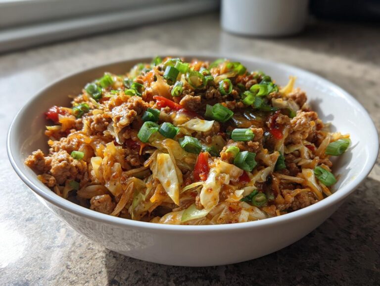 Turkey Egg Roll in a Bowl