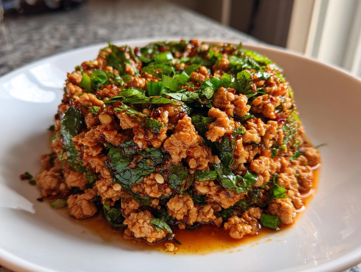 Turkey Larb (Thai Meat Salad)