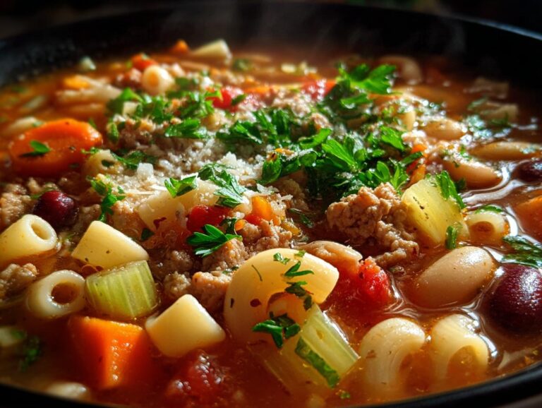 Turkey Pasta e Fagioli