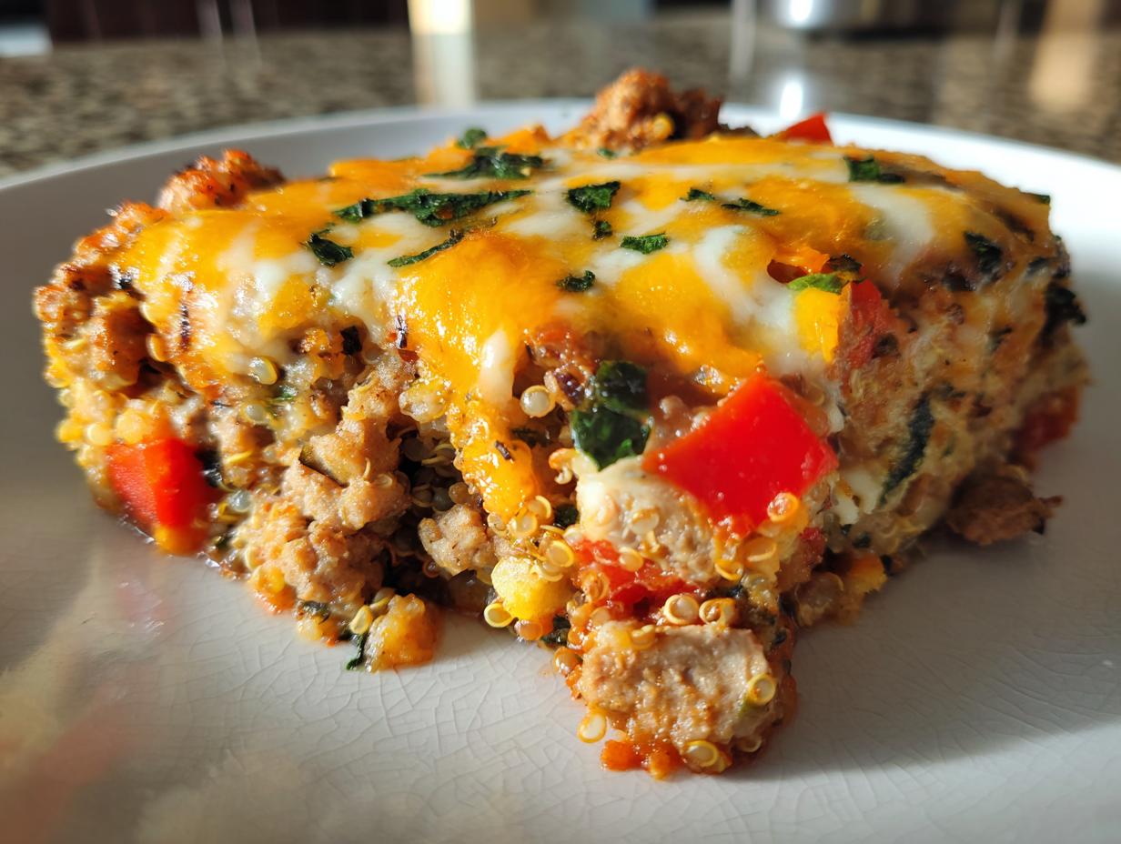 Turkey Quinoa Bake