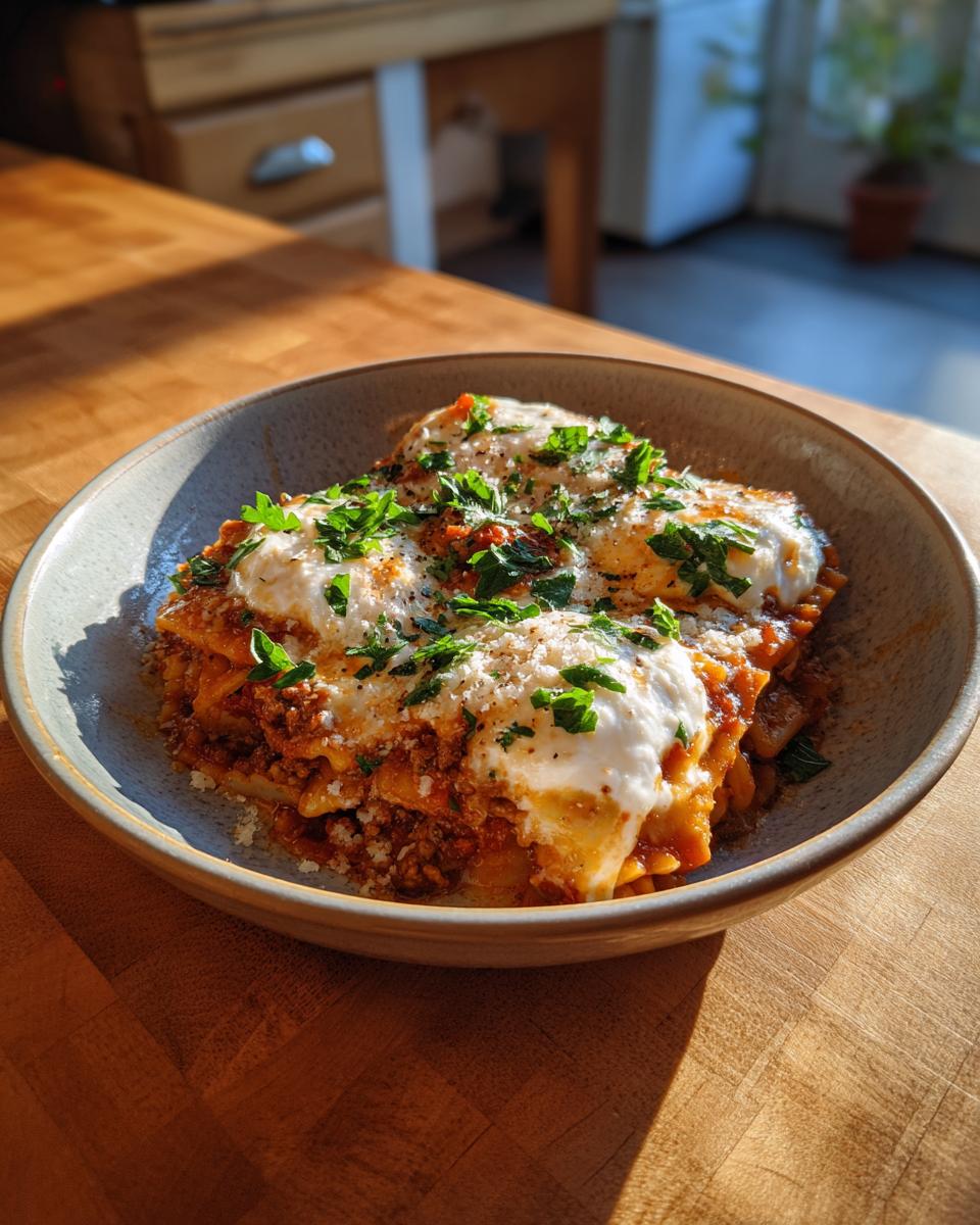 Turkey Skillet Lasagna - detail 2