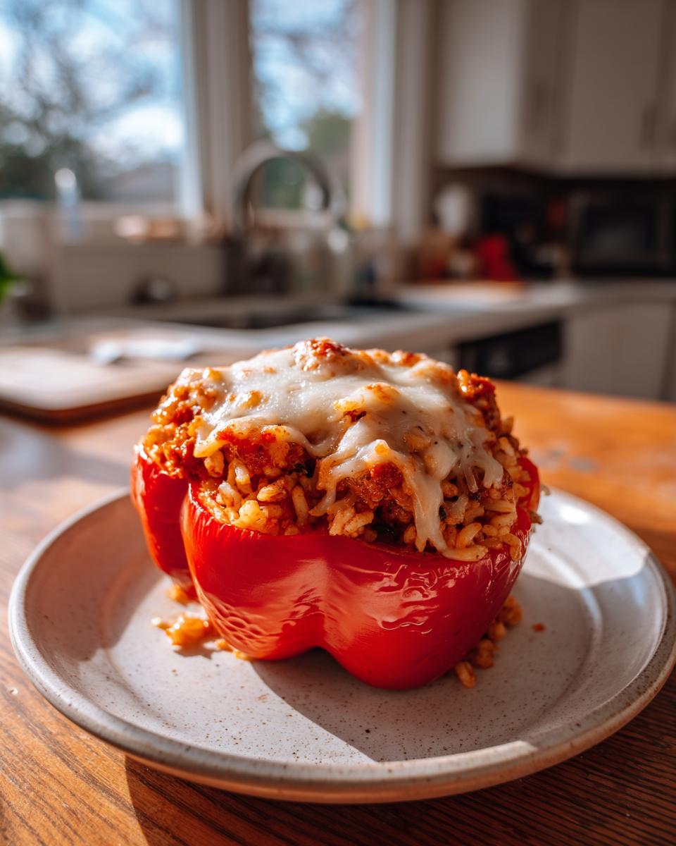 Turkey Stuffed Bell Peppers - detail 2