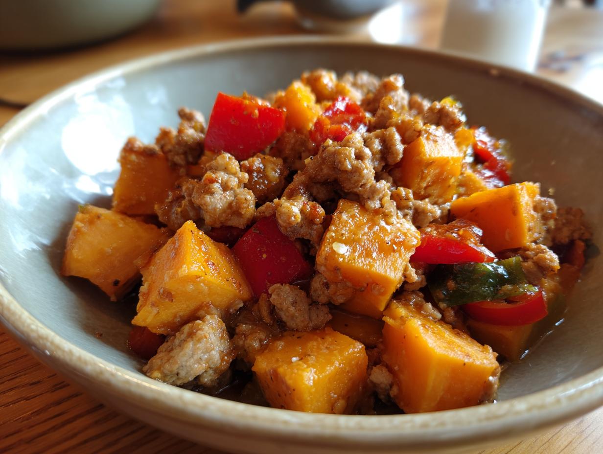 Turkey Sweet Potato Skillet