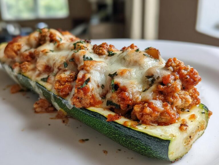 Turkey Zucchini Boats