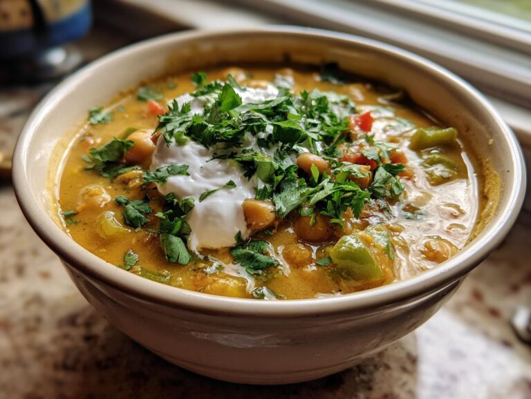 Vegan White Chickpea Chili
