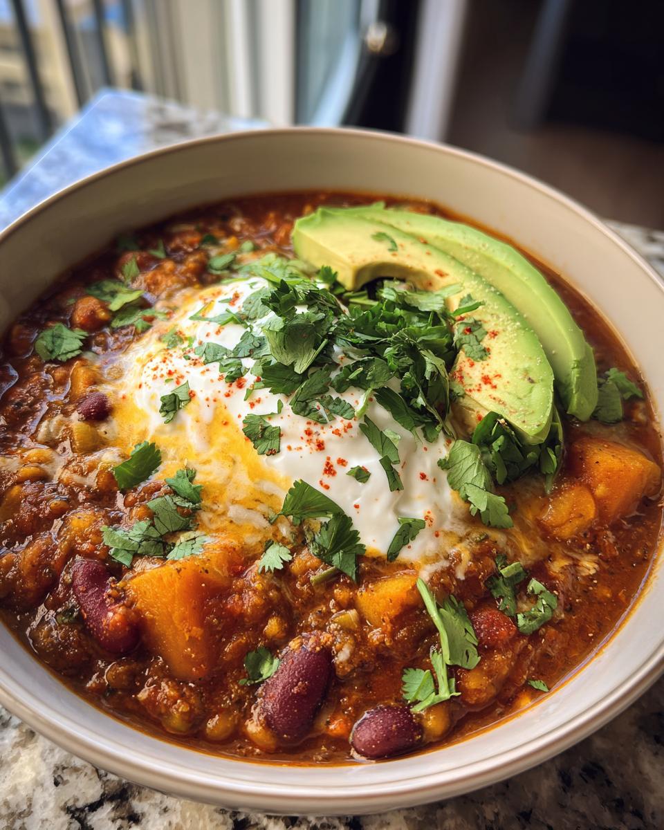 Vegetarian Pumpkin Chili - detail 2