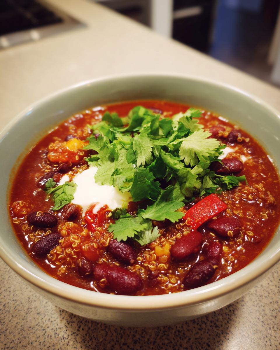 Vegetarian Quinoa Chili - detail 2