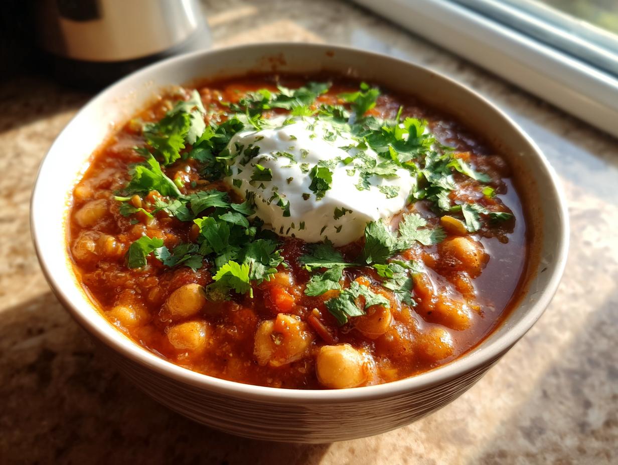 White Bean and Chickpea Chili