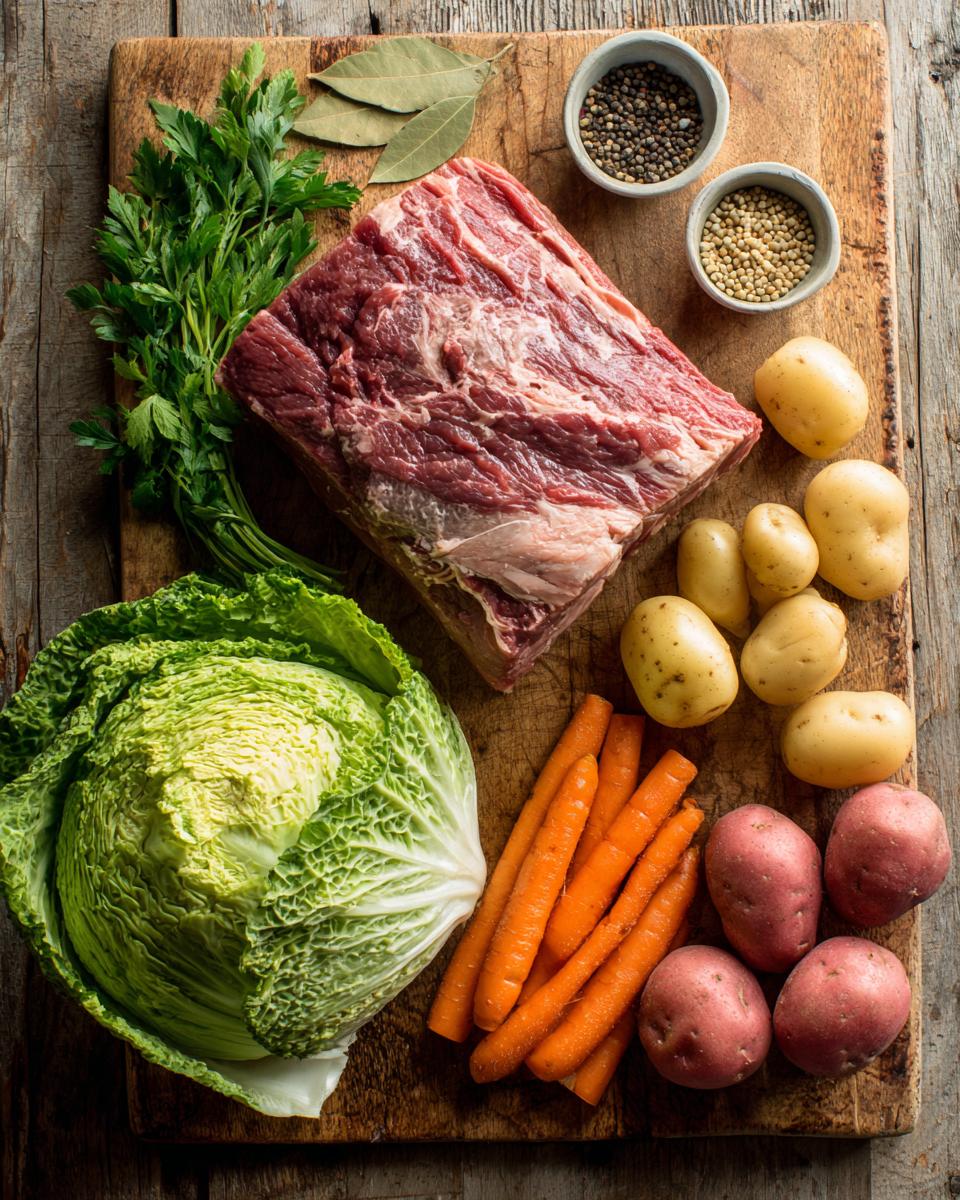 Corned Beef and Cabbage - detail 1