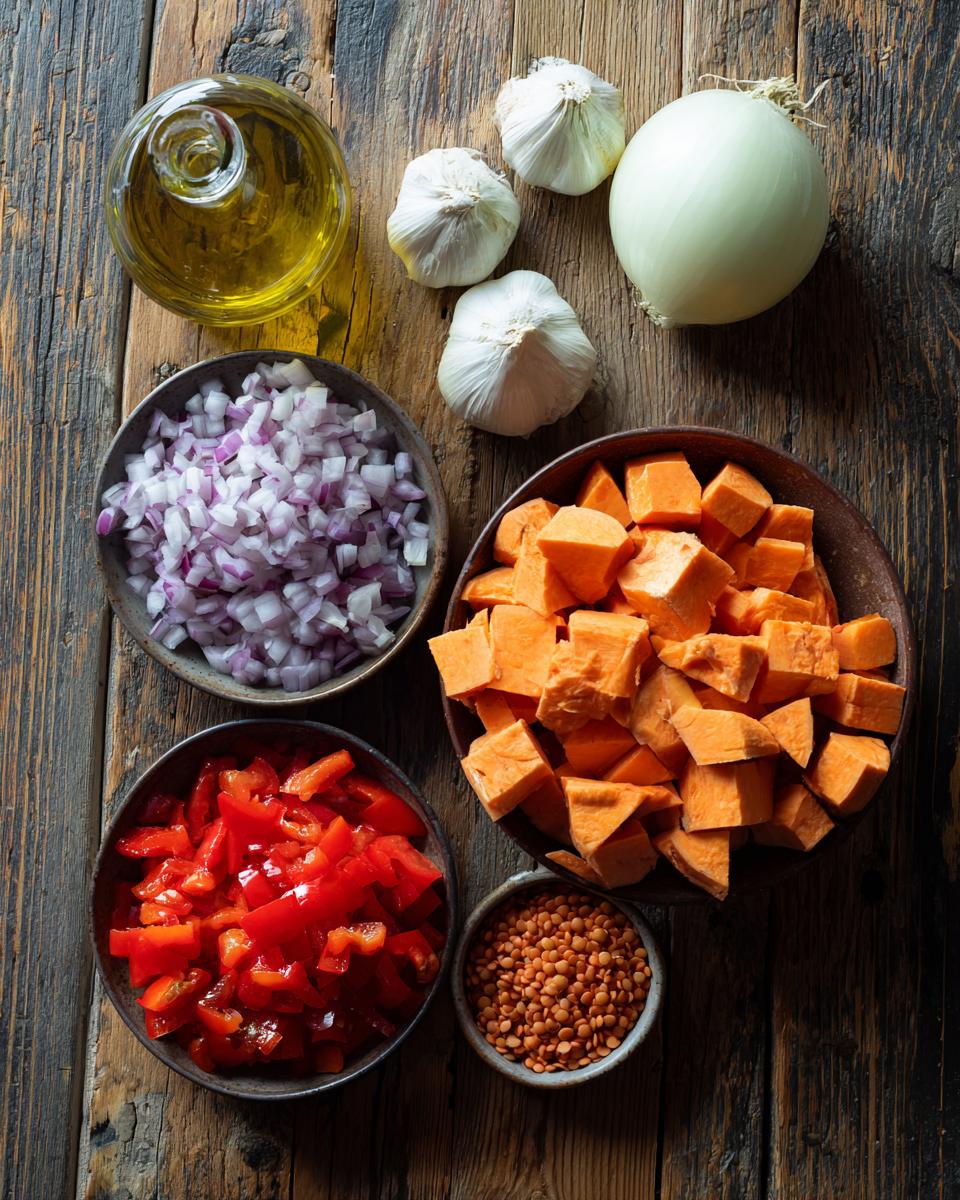 Easy Lentil and Sweet Potato Chili - detail 1