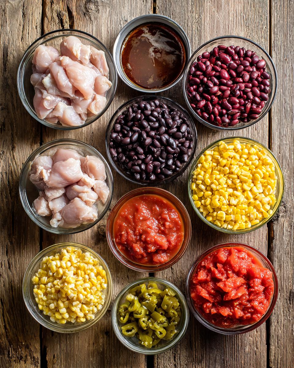 Slow Cooker Chicken Chili - detail 1
