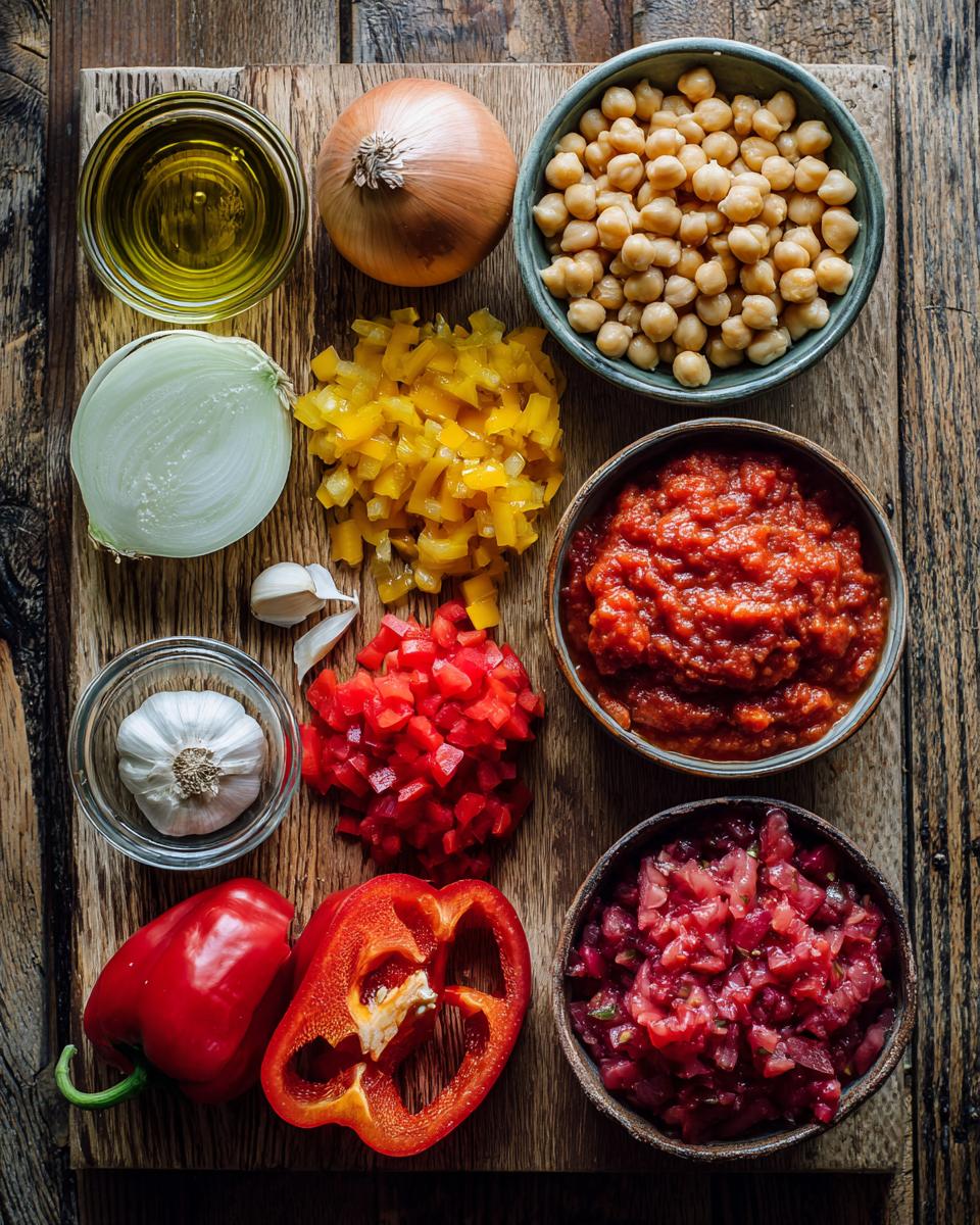 Slow Cooker Vegetarian Chili with Chickpeas - detail 1