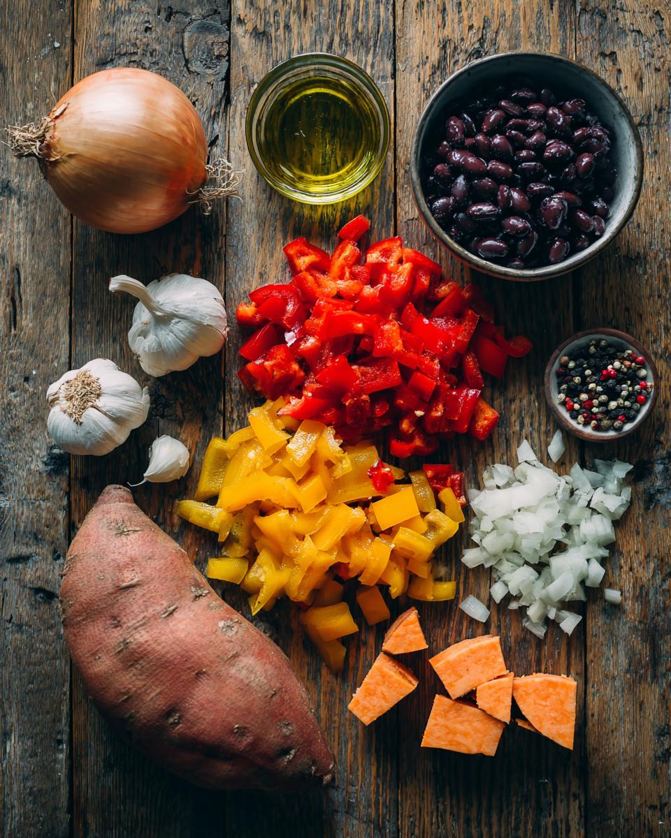 Sweet Potato and Black Bean Chili - detail 1