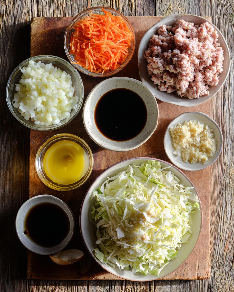 Turkey Egg Roll in a Bowl - detail 1