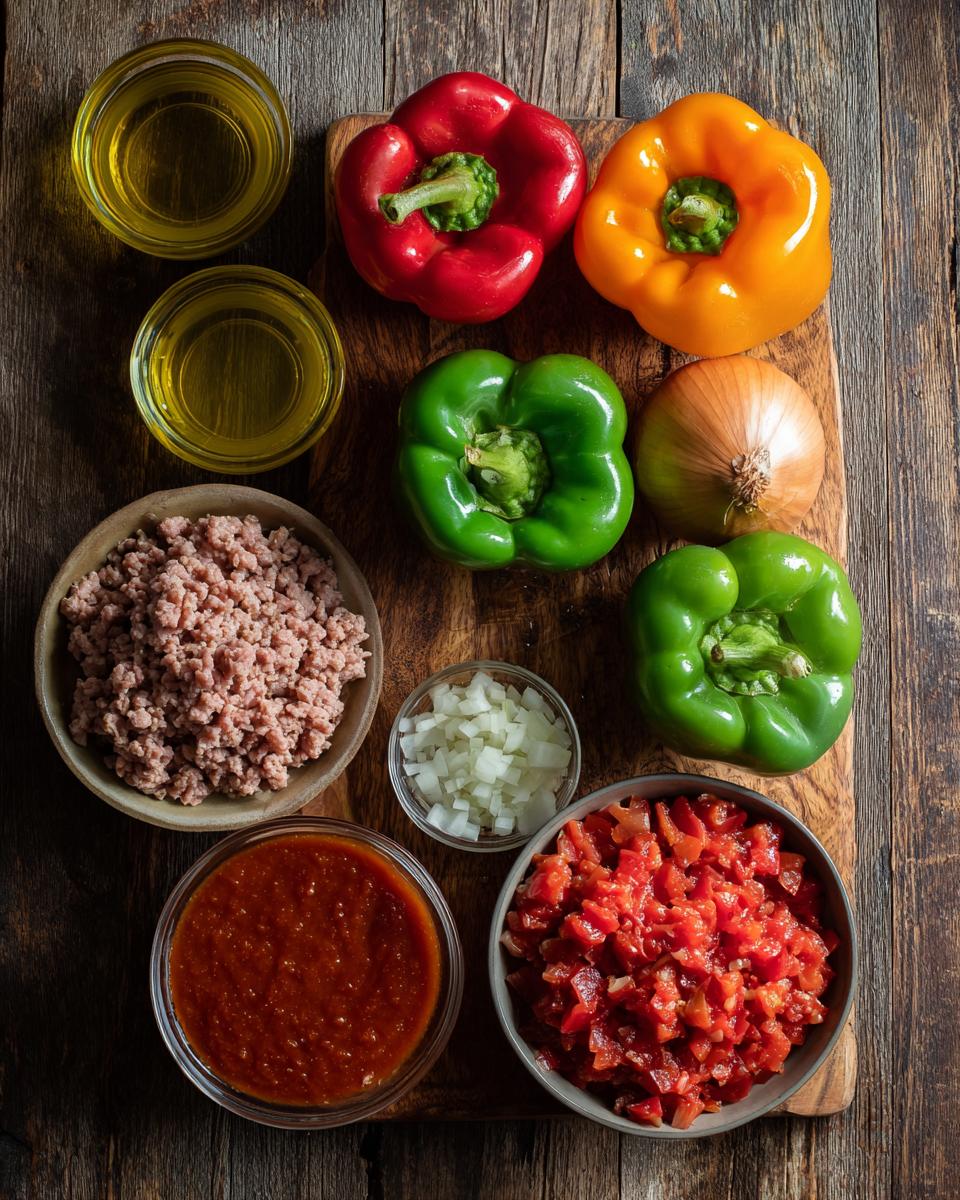 Turkey Stuffed Bell Peppers - detail 1