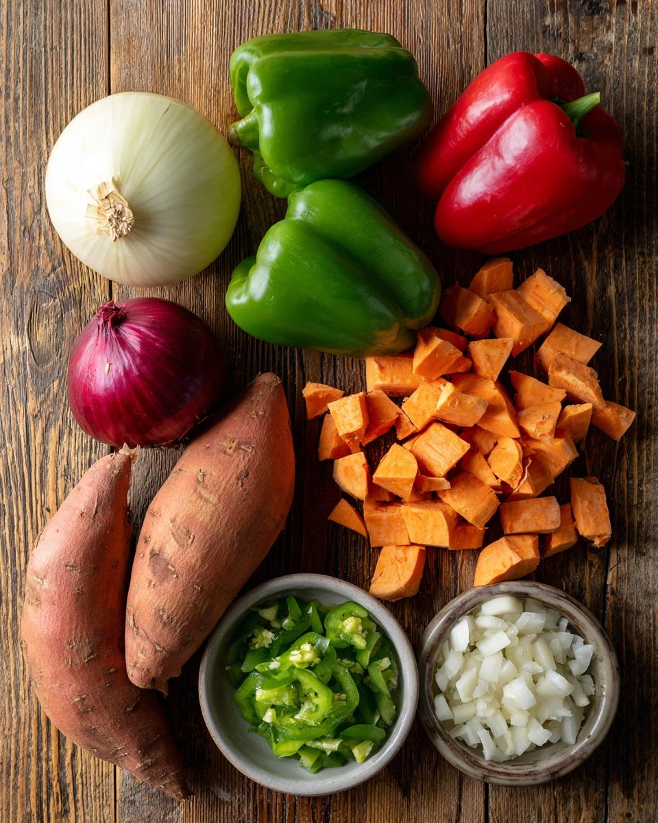 Vegetarian Sweet Potato Chili - detail 1
