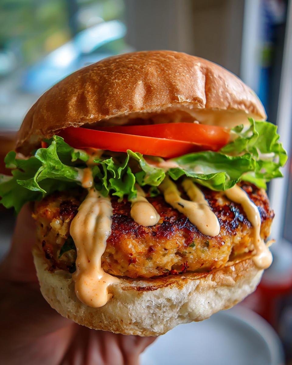 Asian-Style Tuna Burgers - detail 2