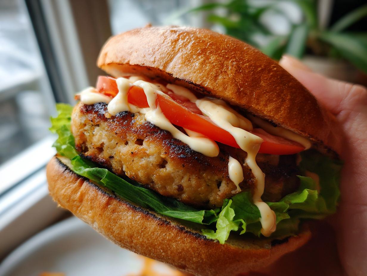 Asian-Style Tuna Burgers