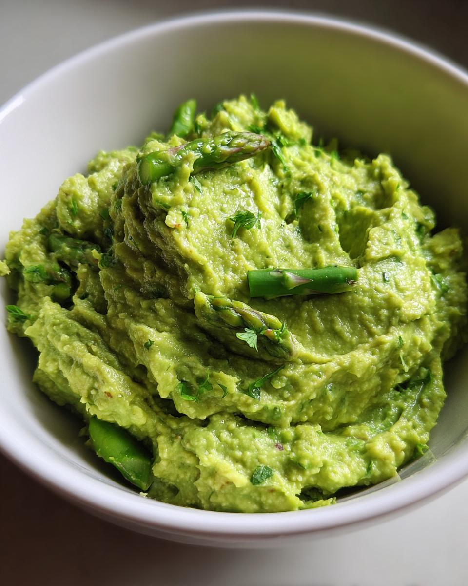 Asparagus Guacamole - detail 2