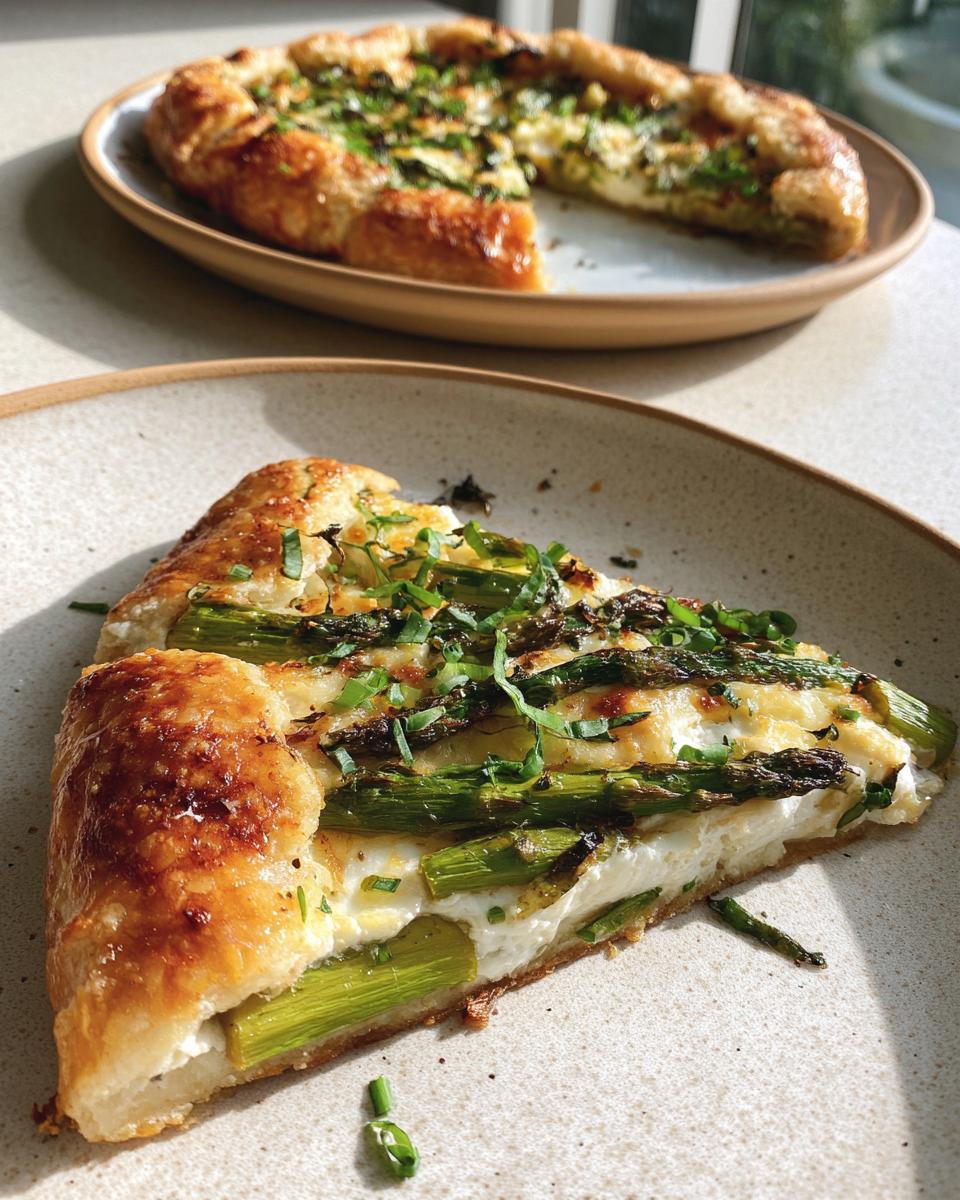 Asparagus and Goat Cheese Galette - detail 2
