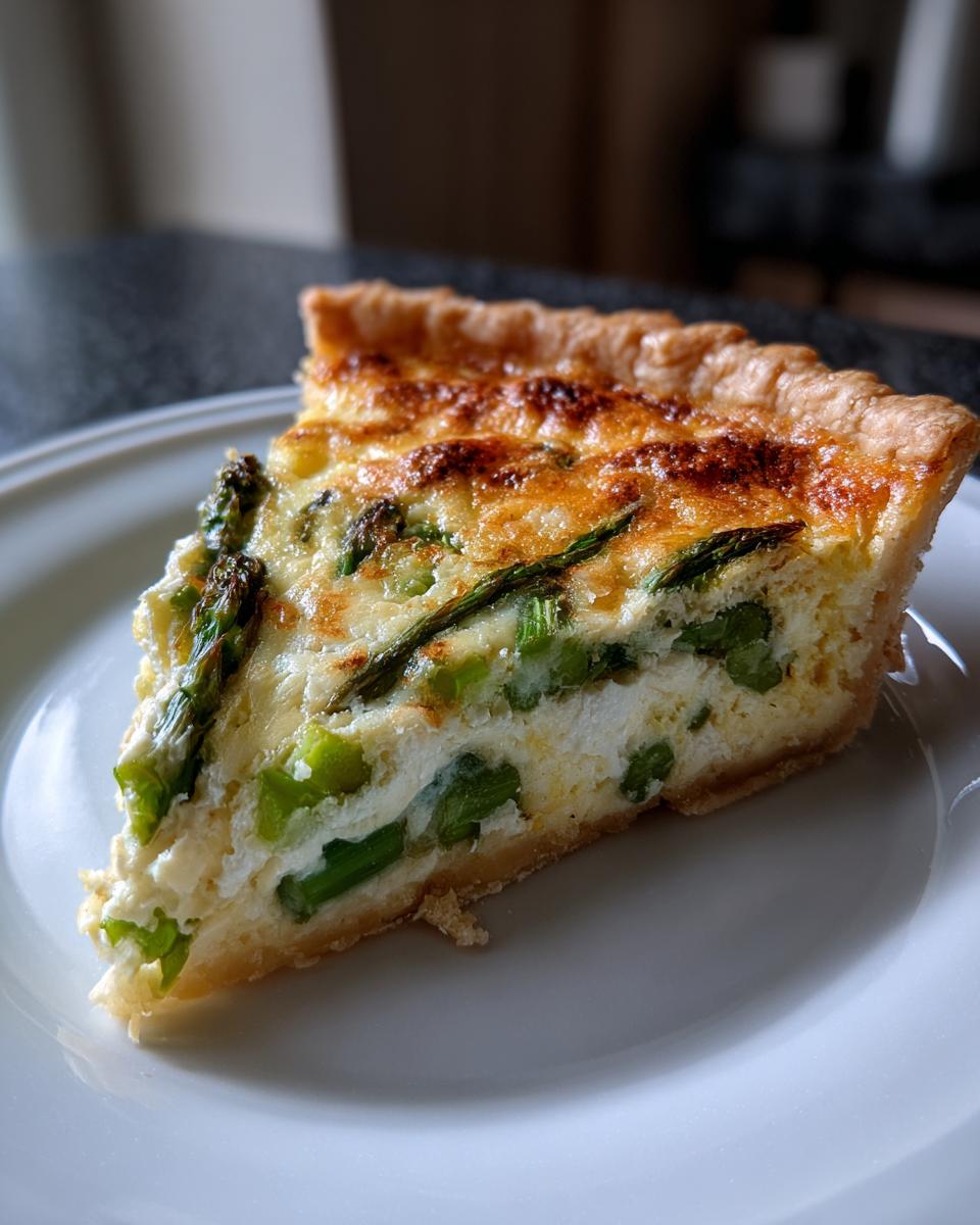 Asparagus and Swiss Cheese Quiche - detail 2