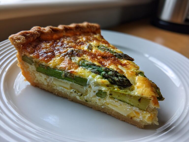 Asparagus and Swiss Cheese Quiche