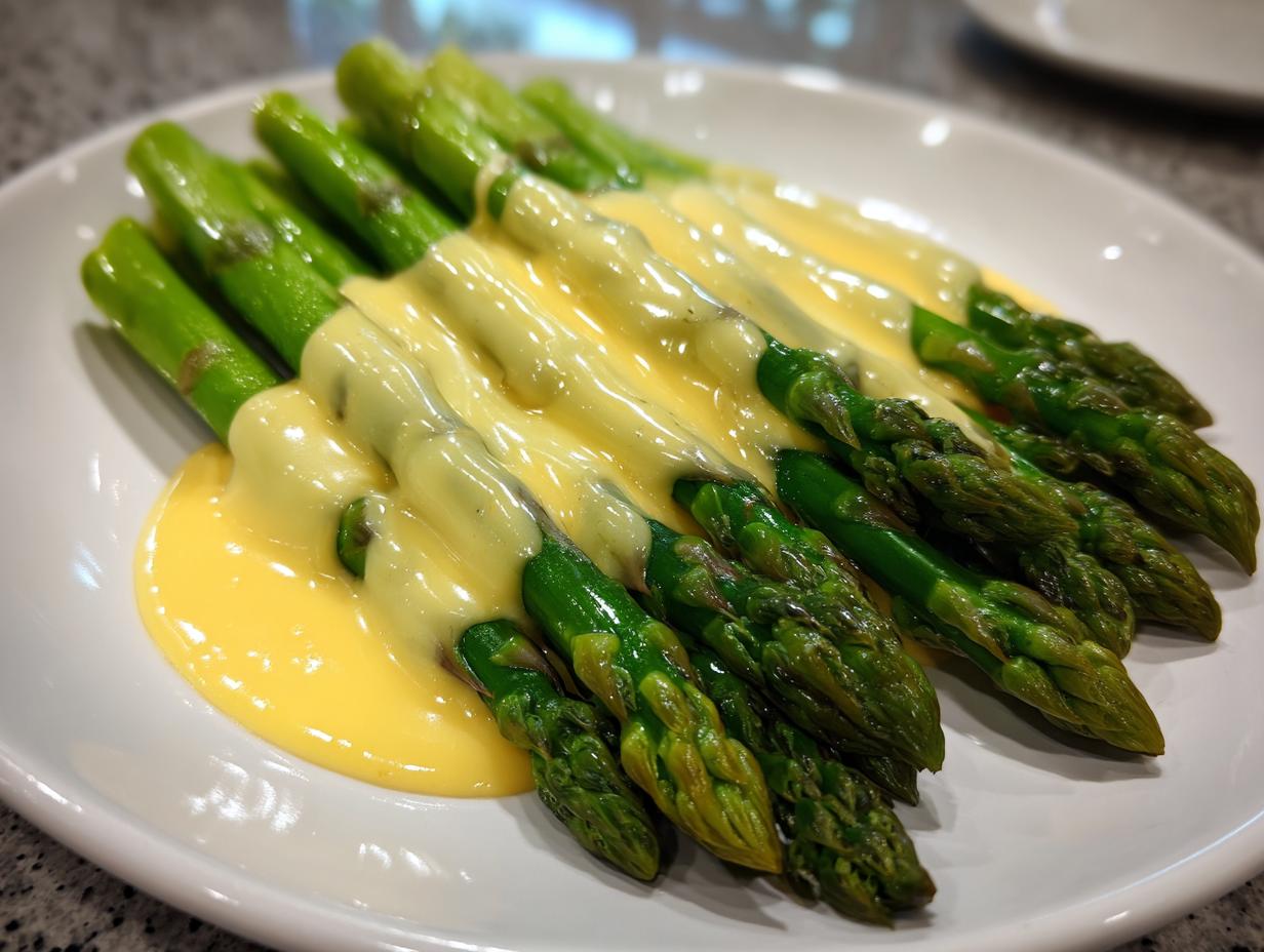 Asparagus with Hollandaise Sauce