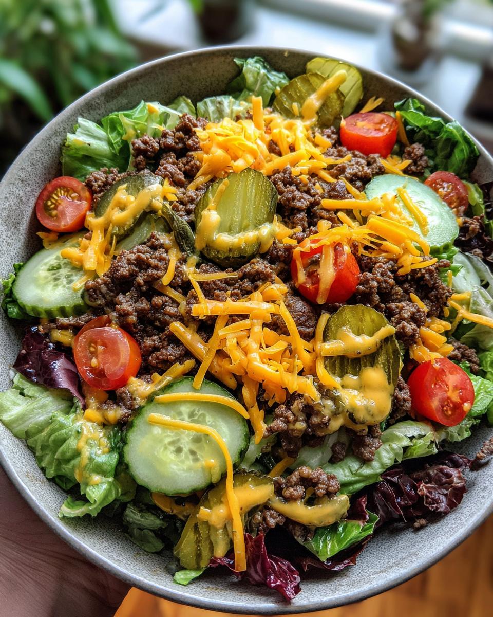 Cheeseburger Salad - detail 2