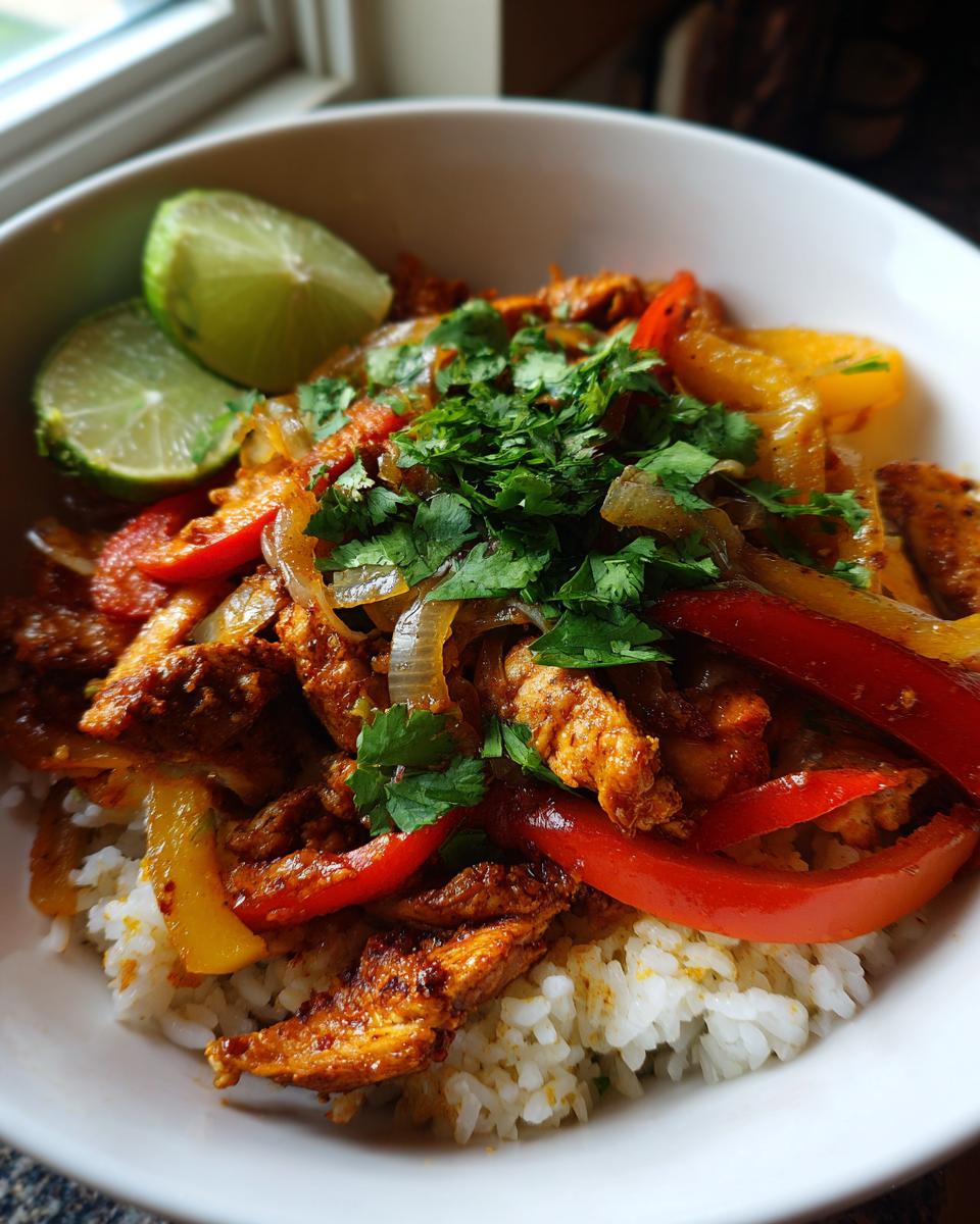 Chicken Fajita Bowls - detail 2