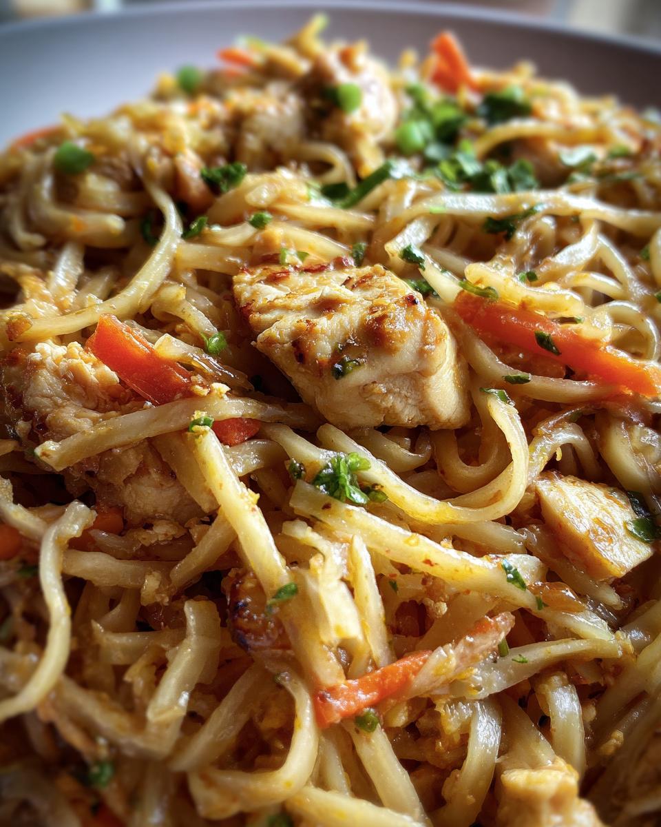 Chicken Pad Thai - detail 2