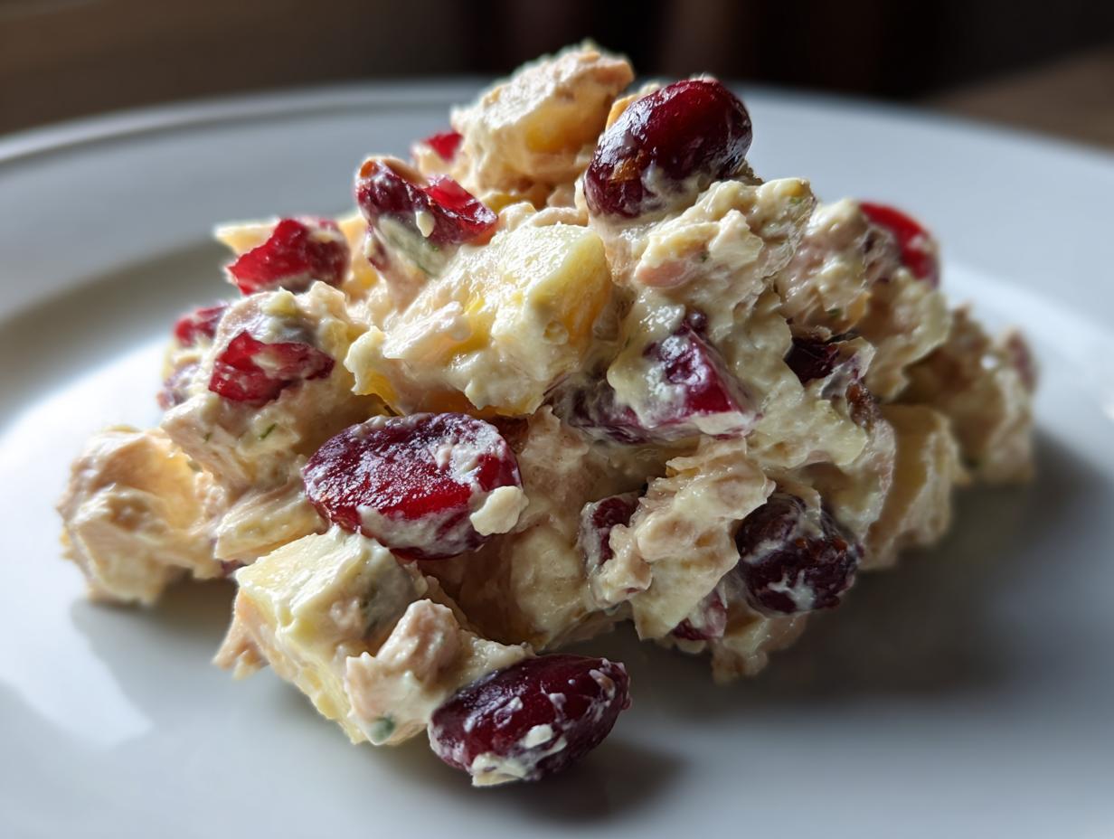 Cranberry Apple Tuna Salad