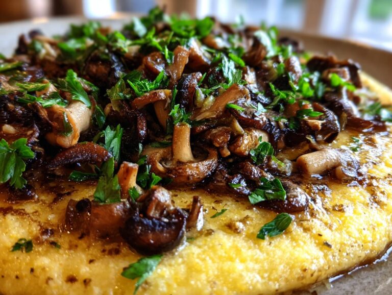 Creamy Polenta with Mushrooms