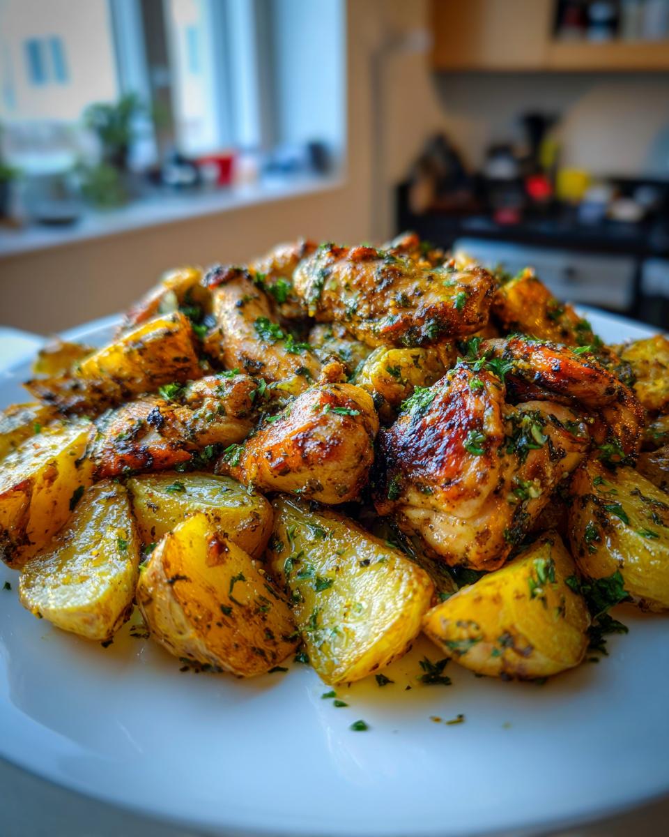 Greek Lemon Chicken and Potatoes - detail 2
