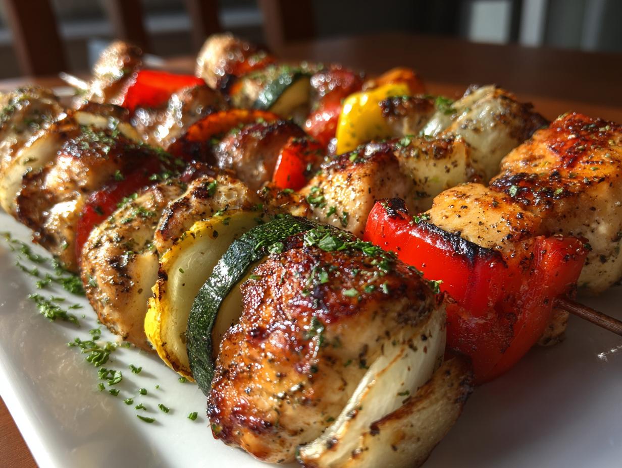 Grilled Chicken Kabobs
