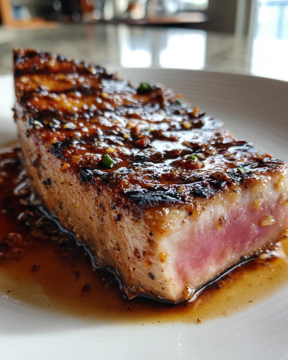 Grilled Tuna Steaks with Ginger and Soy - detail 2