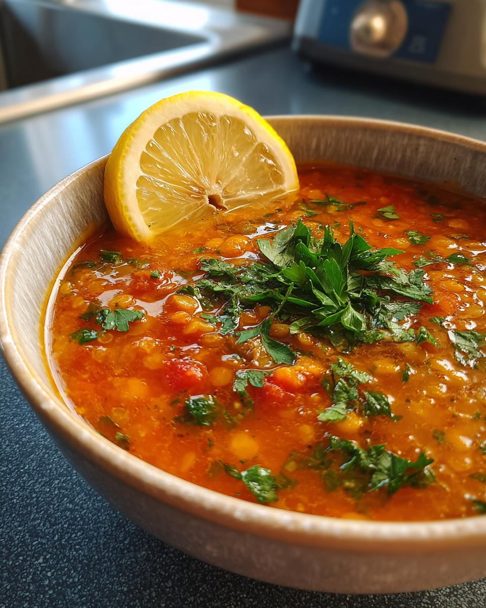 Lemon Lentil Soup - detail 2