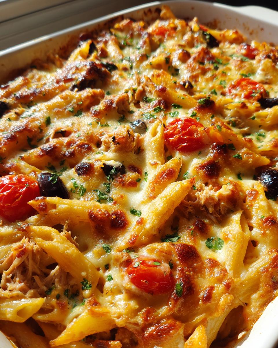 Mediterranean Tuna Pasta Bake - detail 2