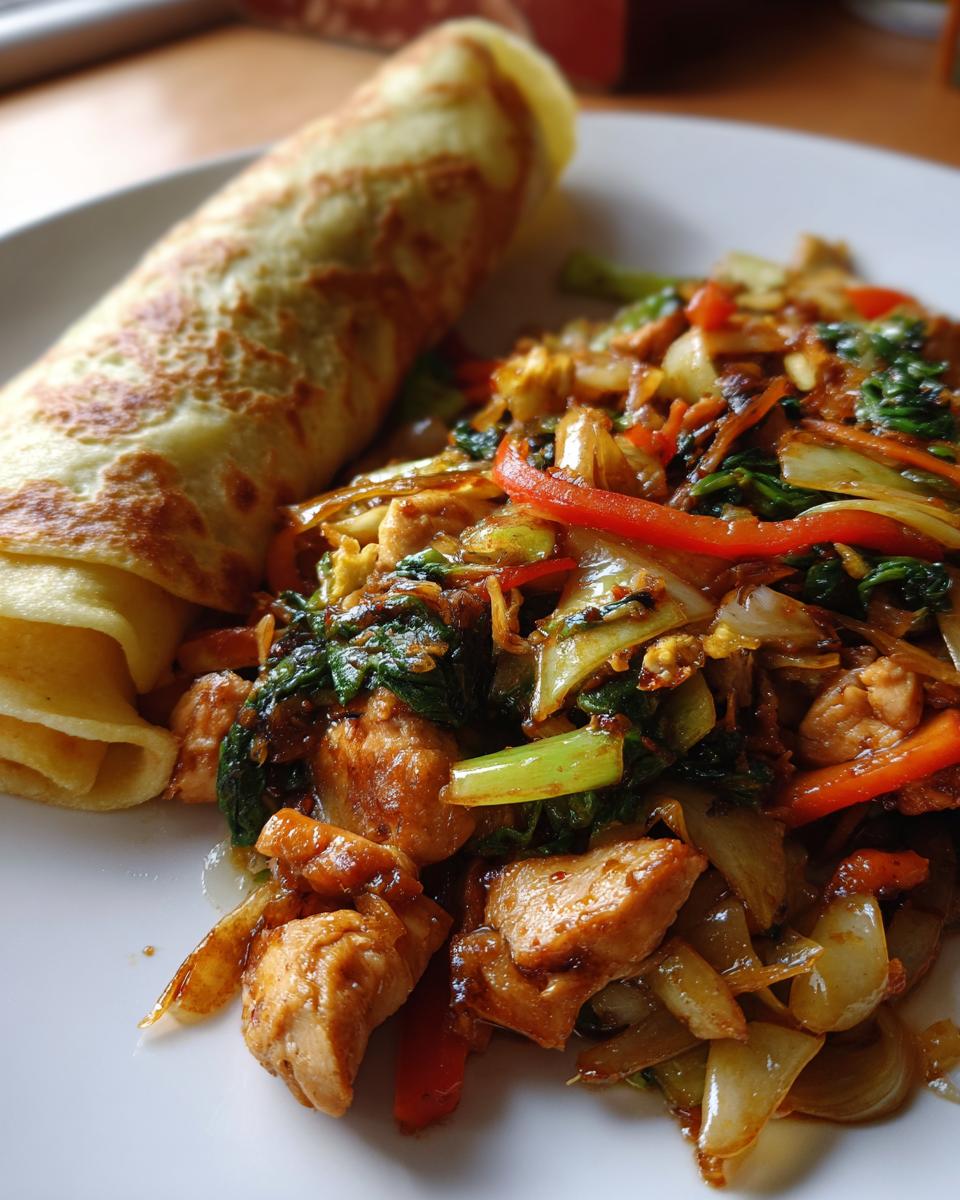 Moo Shu Chicken - detail 2