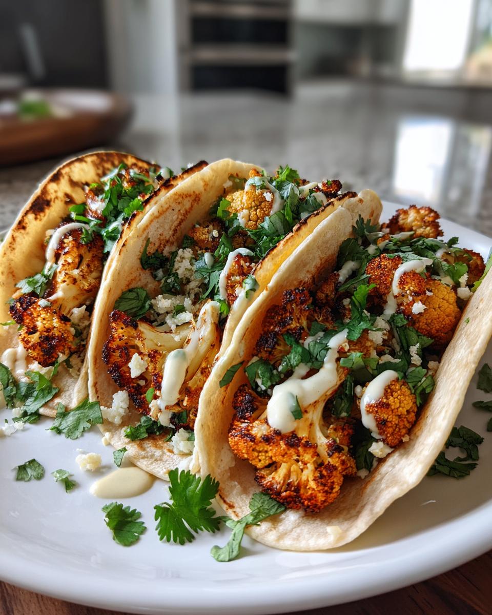 Roasted Cauliflower Tacos - detail 2