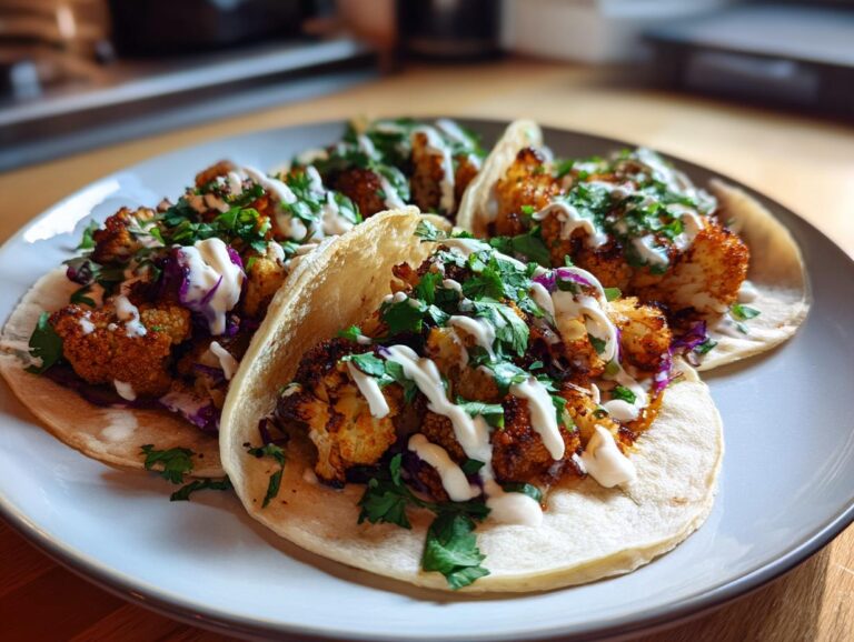 Roasted Cauliflower Tacos
