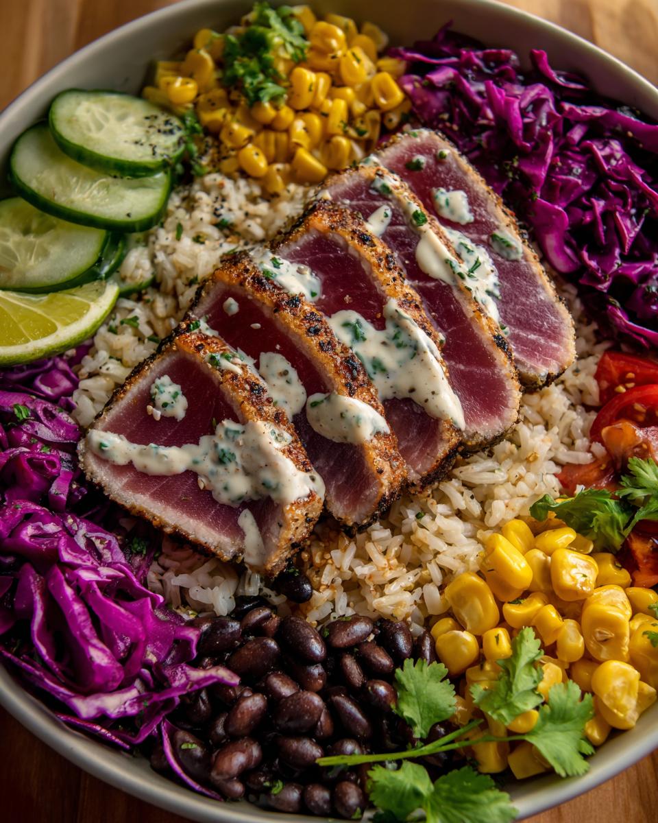 Seared Tuna Taco Bowl - detail 2