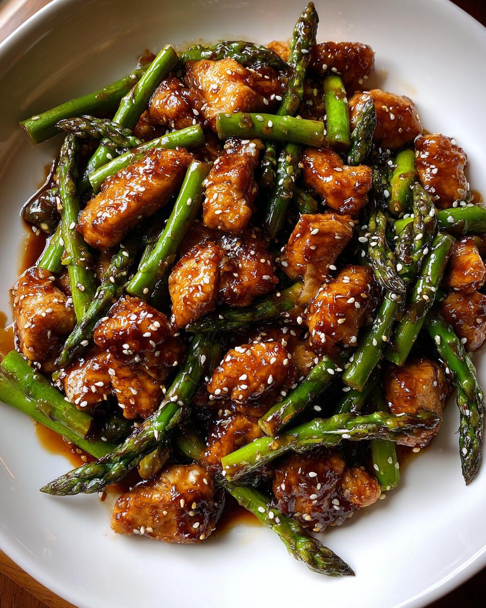 Sheet Pan Sesame Chicken and Asparagus - detail 2