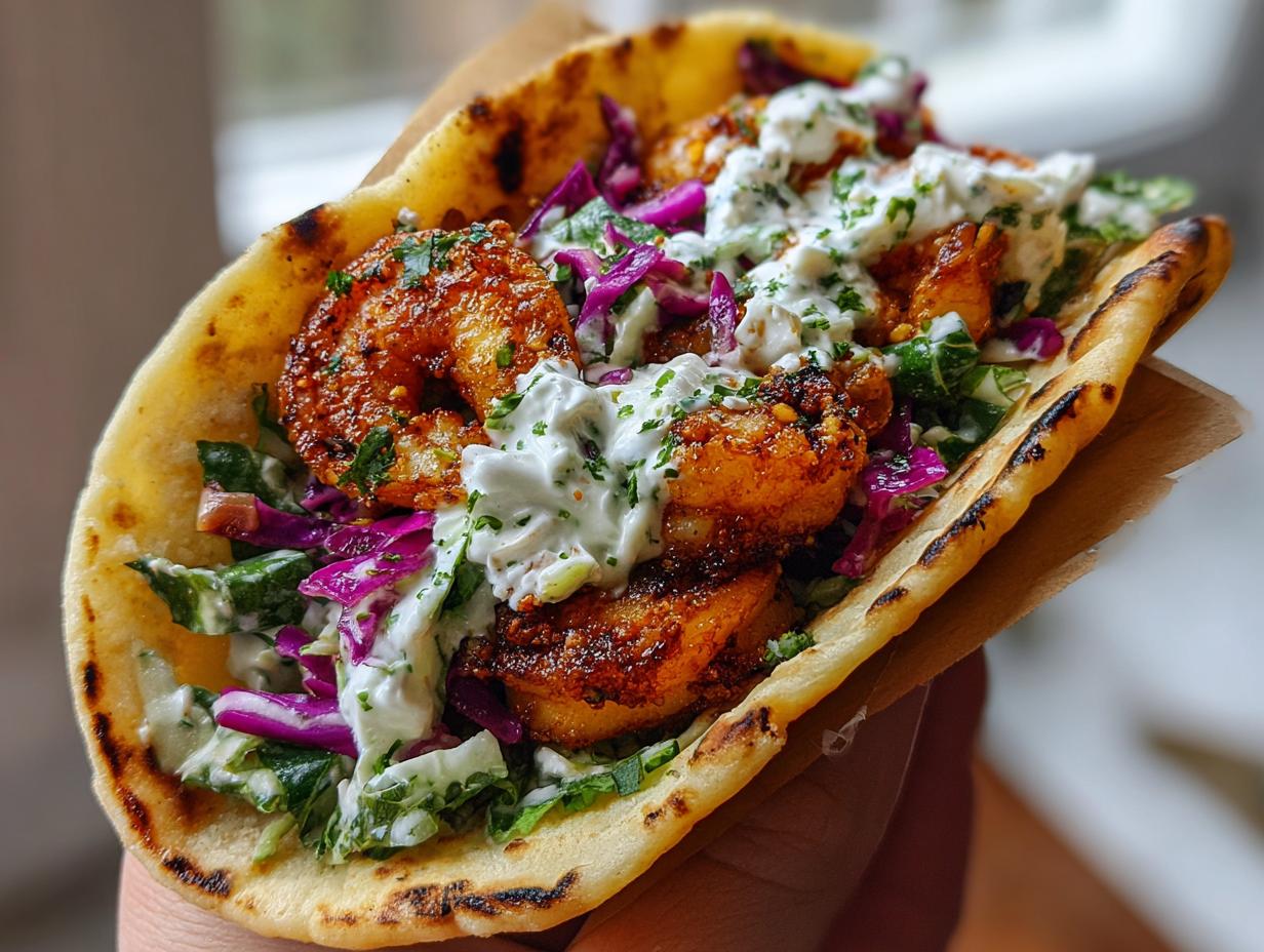 Shrimp Tacos with Slaw
