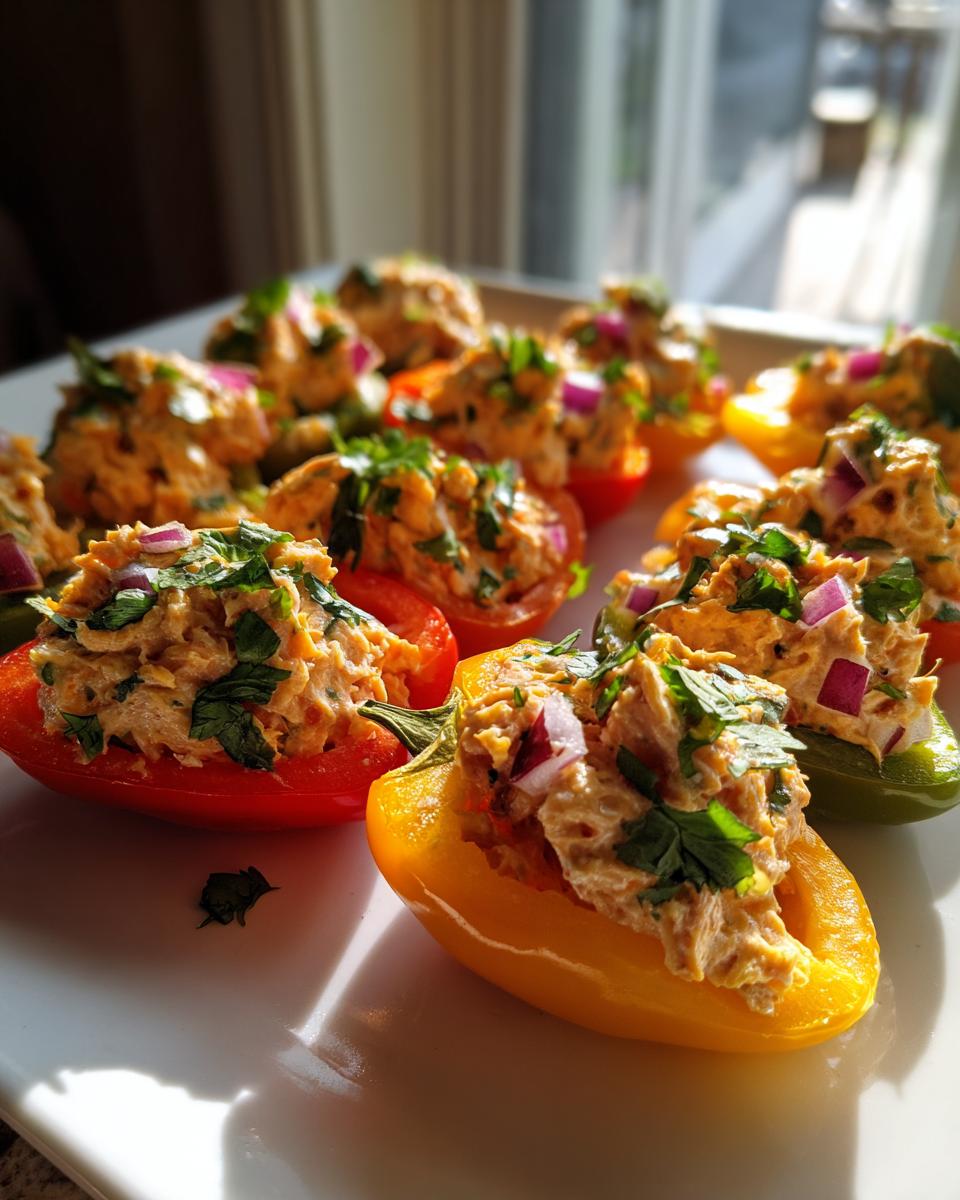 Southwest Tuna Stuffed Mini Peppers - detail 2