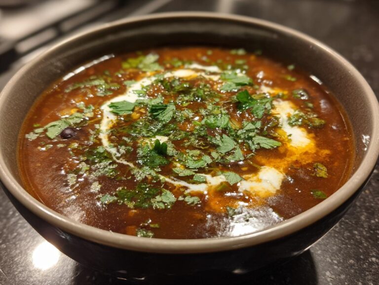 Spicy Black Bean Soup