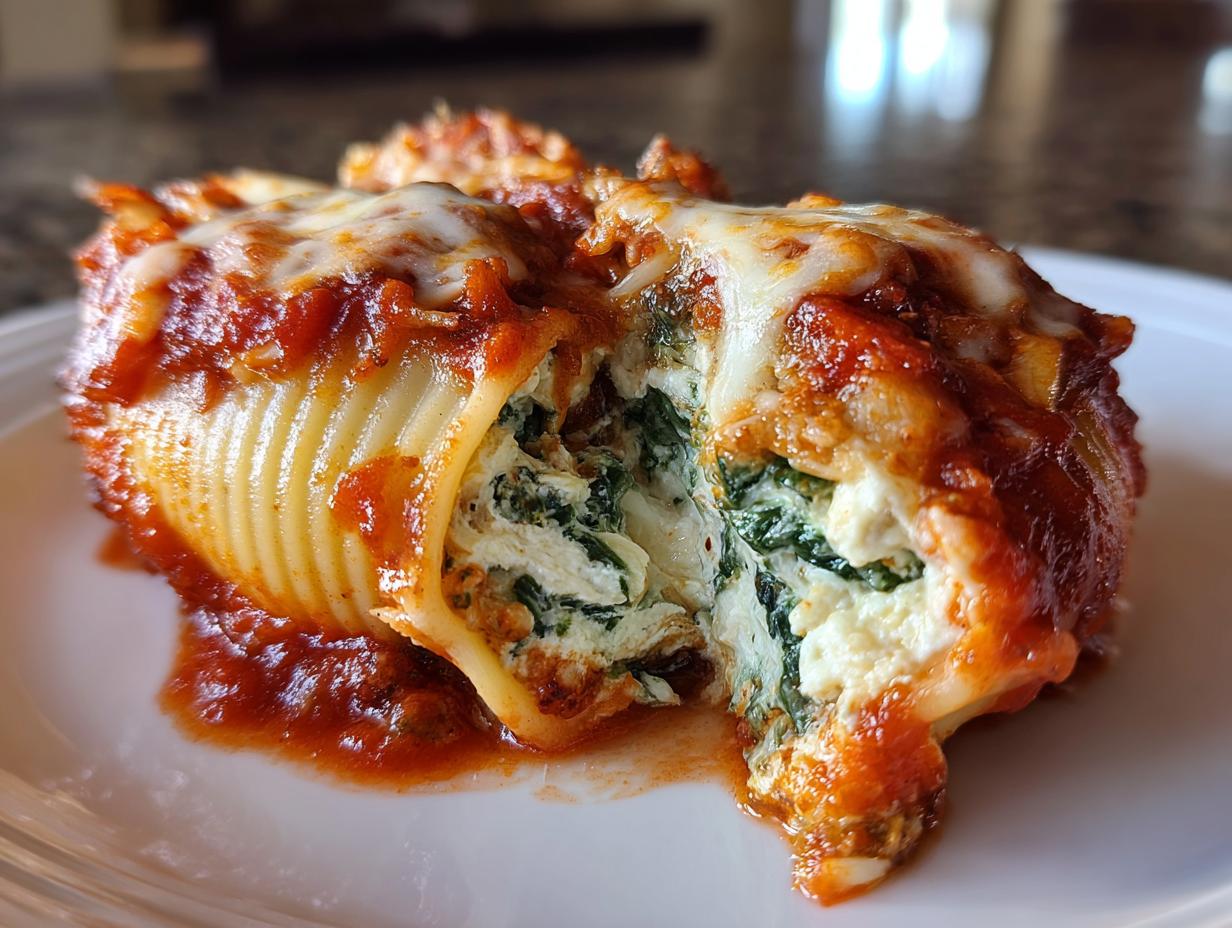 Spinach Stuffed Shells